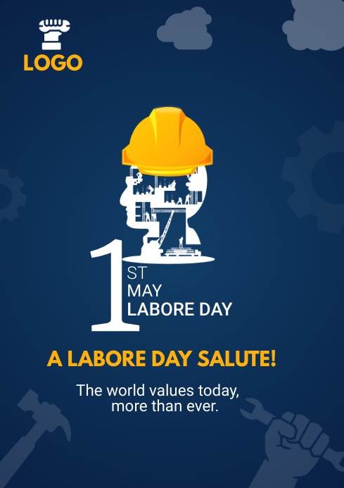 Labor Day | May Day Template A4
